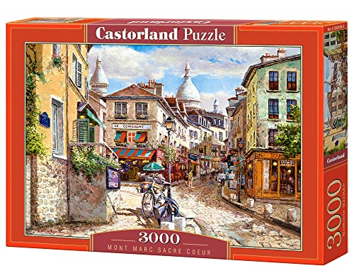 Castorland C-300518-2 Mont Marc Sacre Coeur, 3000 Teile Puzzle, bunt