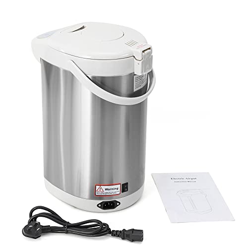 4 Liter Wasserspender Heißwasserspender Wasserkocher Teekocher Thermopot,Electric Thermo Pot Heißwasserspender 750W (Grau)