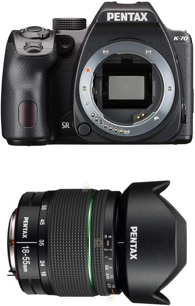 Pentax K-70 schwarz mit DAL 18-55 mm WR Kamera