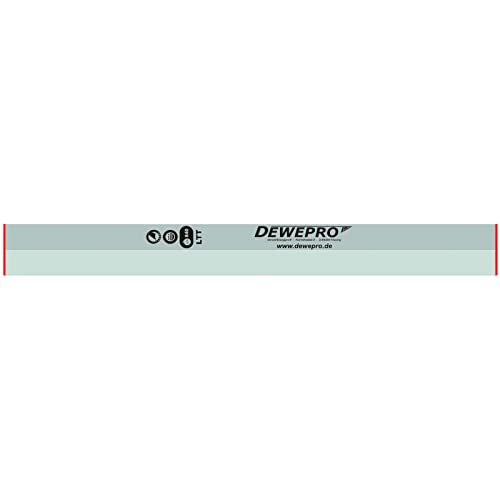 DEWEPRO® Aluminium Trapez Kartätsche - Abziehlatte - Richtscheit - Putzlatte - Kardätsche - Länge: 150cm / 1,5m