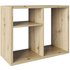 PHOENIX Raumteiler-Regal »Fortuna«, BxHxL: 75,1 x 57,9 x 34 cm, Holz - beige