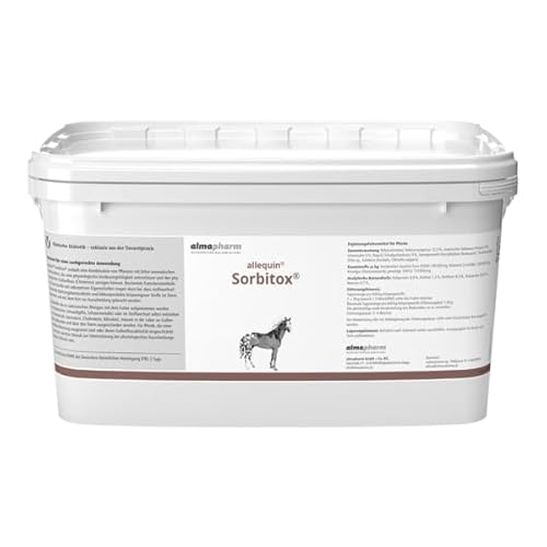 Almapharm allequin Sorbitox | 3 kg | Ergänzungsfuttermittel für Pferde | Zur Unterstützung der physiologischen Verdauung und des physiologischen Gallenflusses (Cholerese)