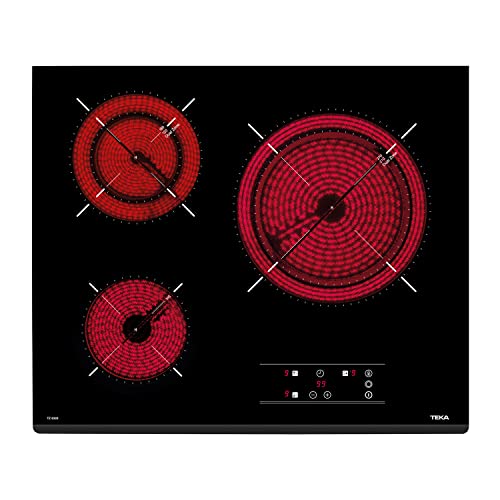 COCINA TT PRO 6320 3 zonas, 2 zonas dobles 120/180-210/270, Touch Control, Slim Metal Frame, Sistema Fast-Click, SCHOTT GLASS