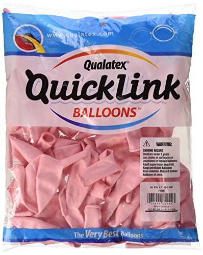 Qualatex Quick Link Latex-Luftballons, 30,5 cm, Rosa