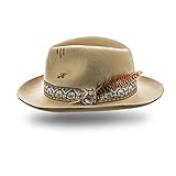 Kastori Wollfilzhut Pino - Modische Hüte für Damen Herren Hats - braun (M)