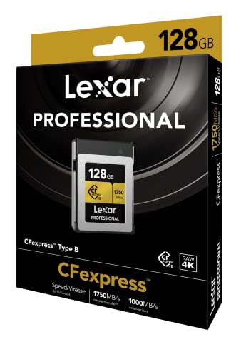 Lexar CFexpress Professional Typ B 128GB 1750MB/sec 1000MB/sec