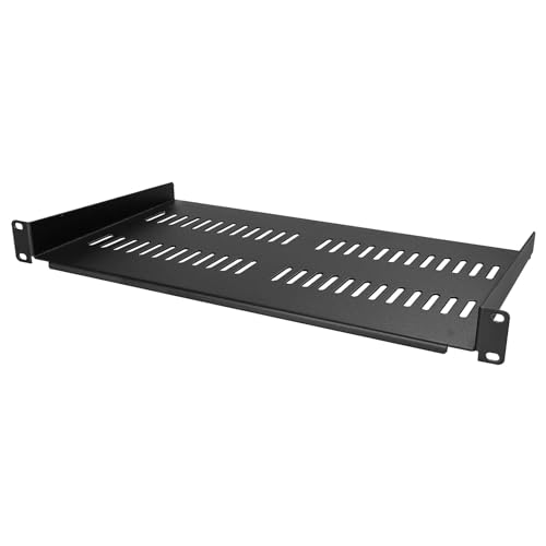 1 HE Server Rack Universelle Belüftete Rack Freitragende Ablage Für 19-Zoll Netzwerkgeräte Rack Und Schrank – Robustes 19-Zoll Geräte Rack Kompatibles Rack Computer Rack