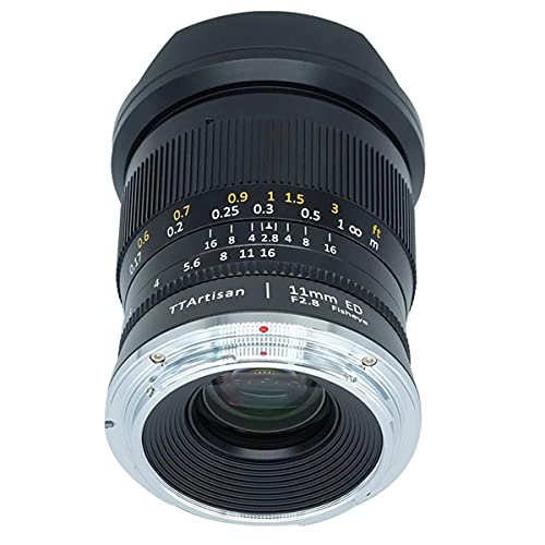 TT Artisan Fisheye Objektiv 11mm f 2.8 Anschluss Nikon Z Ultra-Weitwinkelobjektiv für Vollformat im Alugehäuse Bildwinkel 180 Grad