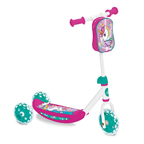 Mondo Toys 28538 My First Scooter Unicorn – Scooter Baby Jungen Mädchen – 3 Räder – Aufbewahrungstasche inklusive