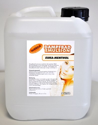 Warda Emulsion Euka-Menthol 5l für das Dampfbad, entspannende Wirkung