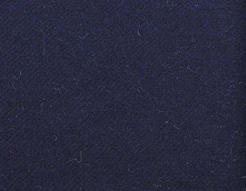 CRS Fur Fabrics 5056653812991 Shetland-Twill-Stoff, reine Wolle, Dunkelblau, 1 m, 145 x 100 cm, navy, 1MTR 145cmx100cm