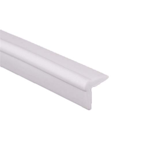 AnSafe Kantenschutz, Kieselgel 50cm × 2 for Baby-Schutz-Tabellen-Ecke Verhindern Zusammenstoß-Schutzstreifen (Color : White)