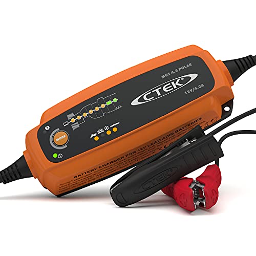CTEK (56-958) MUS 4.3 POLAR 12 Volt Vollautomatisches Extremklima 8 Schritt Batterieladegerät