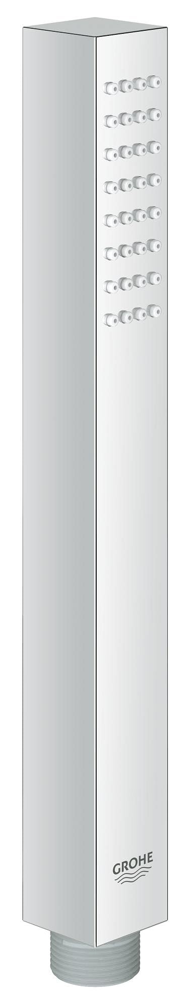 GROHE Euphoria Cube Stick - Handbrause (1 Strahlart, perfektes Strahlbild, Antikalk- System, langlebig), chrom, 27698000