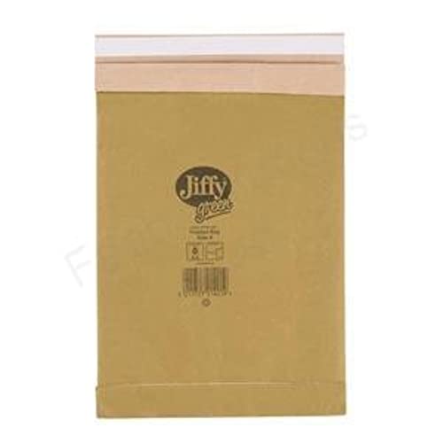 Jiffy Gepolsterte Versandtaschen DIN A4 (Größe 4, 225 x 483 mm), 100 Stück