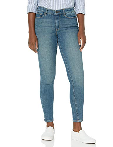Goodthreads Damen Skinny-Jeans mit Hohem Bund, Authentisches Blau, 55