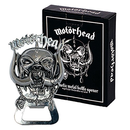 Motörhead - Metall Flaschenöffner Logo - verpackt in einer Edlen Geschenkbox!