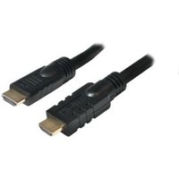 Logilink Active HDMI High Speed Cable - HDMI mit Ethernetkabel - HDMI (S) bis HDMI (S) - 20 m - Schwarz - aktiv, geformt, 4K Unterstützung (CHA0020)