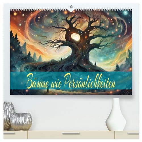 Bäume wie Persönlichkeiten (hochwertiger Premium Wandkalender 2025 DIN A2 quer), Kunstdruck in Hochglanz