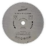 wolfcraft 1 Kreissägeblatt Hm, 30 Zähne ø190mm - 6377000