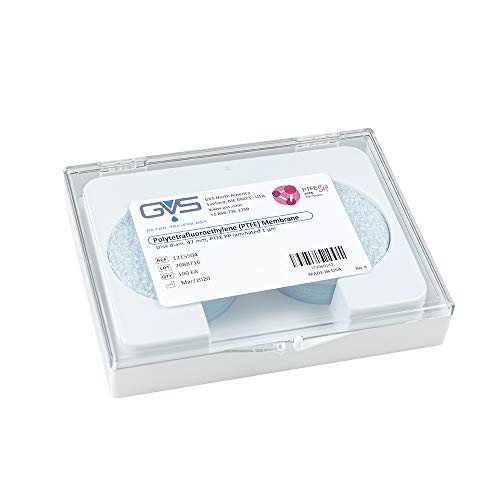 GVS Filter Technology, Filter Disc, PTFE, 1.0µm, 47mm, 100/pk