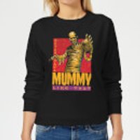 Universal Monsters Die Mumie Retro Damen Pullover - Schwarz - M - Schwarz