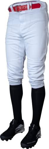 Rawlings Pro 150 Series Game/Practice Baseball Hose, Erwachsene, einfarbig, Höschen, Herren, Weiß, Medium