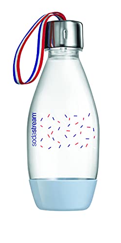 SodaStream Flasche Style 0,5 l Geschirrspüler Frankreich, Blau Weiß Rot
