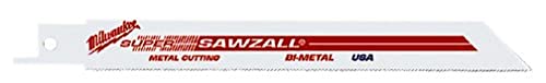 Milwaukee Milwaukee 48-01-6182 Super Sawzall Klinge 14 Zähne pro Zoll, 15,2 cm Länge