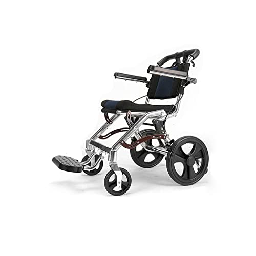 Ultraleichte, komfortable mobile Rollstuhl-Verdrängungsmaschine aus Aluminiumlegierung für den Außenbereich, tragbarer zusammenklappbarer Transport, komfortable mobile Rollstuhl-Verdrängungs