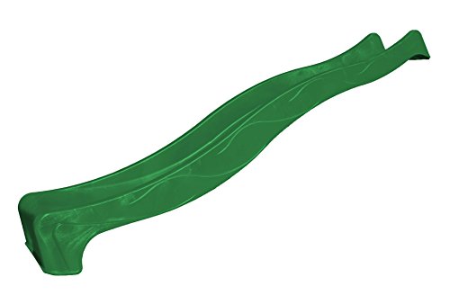 Ondis24 Wellenrutsche Kinderrutsche Anbaurutsche für Spielturm oder Hang ab 3 Jahres (300 cm, Grün)
