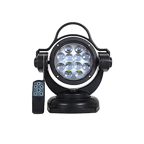 SXMA 60W LED Suchscheinwerfer mit Fernbedienung 360 Grad Drehung Led Arbeitslicht Spot Led Fahrlicht für Autos SUV Trucks Boote