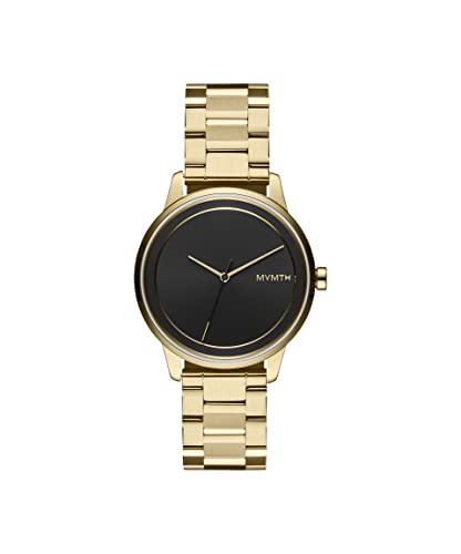 MVMT Unisex analog Quarz Uhr mit Gold Armband 28000185-D