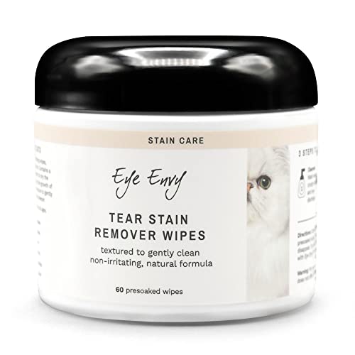 Eye Envy Tear Stain Remover Wipes for Cats