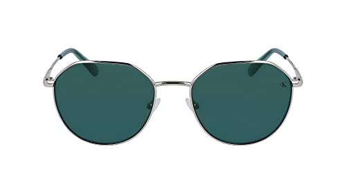 Calvin Klein Jeans Unisex CKJ23201S Sunglasses, Silver, Einheitsgröße