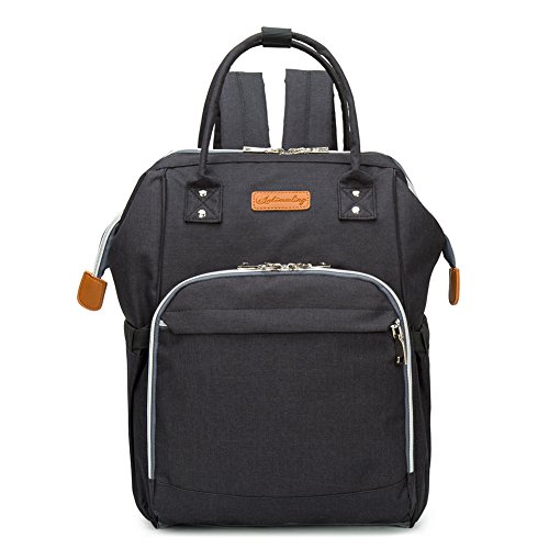 Baby Wickeltasche Fashion Mommy Rucksack mit großer Kapazität wasserfest für Babypflege