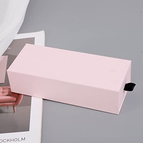 Luxuriöse Schubladen-Verpackungsbox, Aufbewahrungsbox, Papierbox, Aromatherapie-Begleiter, Geschenkbox, 17 x 7 x 4,5 cm, Rosa