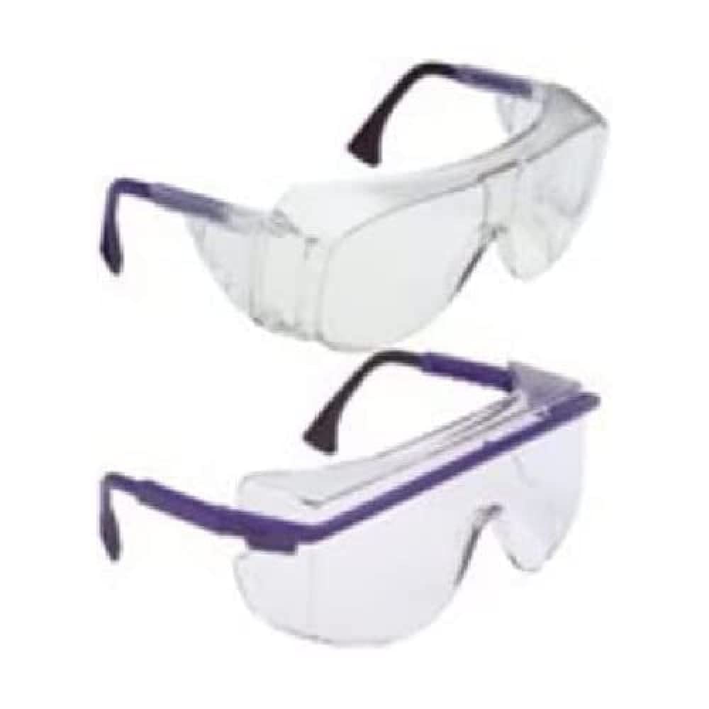 neoLab 2-4287 Schutzbrille für Brillenträger, blaue Fassung