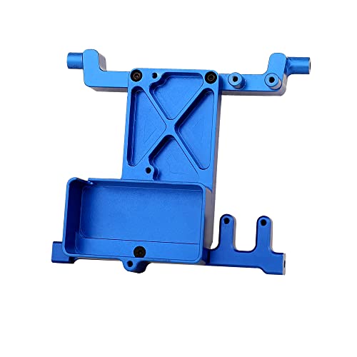 LOVBEE Axial SCX6 Aluminiumlegierung RC Auto Empfänger Elektronik Ausrüstung Box for AXI05000 1/6 RC Crawler Auto Upgrade Teile Zubehör (Color : Blue)