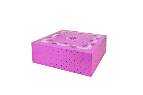 Kuchenkarton Tortenkarton Tortenschachteln einteilig pink 32x32x12 cm Größe 20 Stück