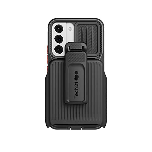 Tech21 Evo Max für Samsung Galaxy S22 – Ultra schützende und robuste Handyhülle mit Holster und 6,1 m Multi-Drop-Schutz