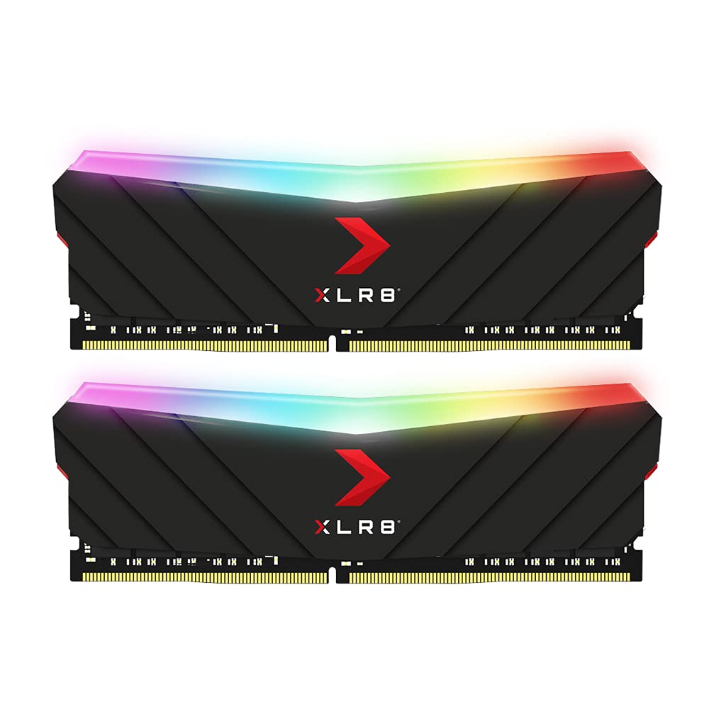 PNY XLR8 Gaming Epic-X RGB™ DDR4 3600MHz 16GB (2x8GB) RAM Kit of Desktop Memory MD16GK2D4360018XRGB