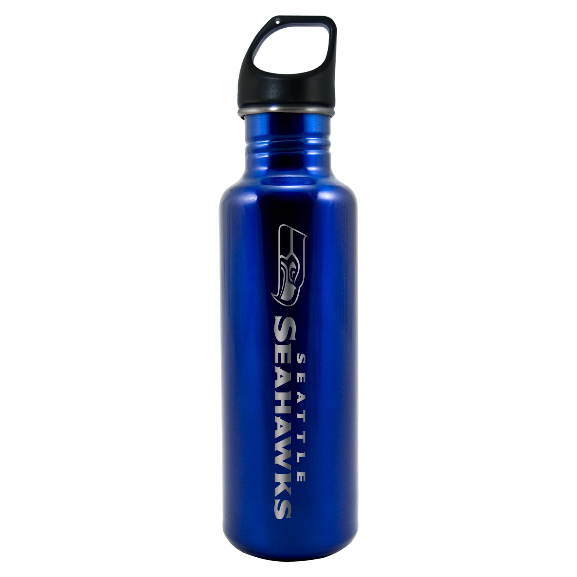 Seattle Seahawks NFL Trinkflasche Thermobecher Wasserflasche aus Edelstahl Lasergravur 750 ml