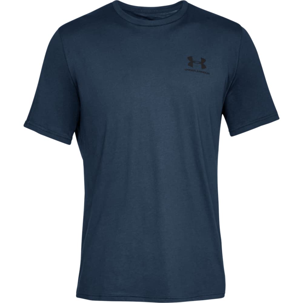 Under Armour Herren Sportstyle Left Chest, komfortables T-Shirt für Männer mit Logo auf der linken Brust, Sportshirt mit loser Passform