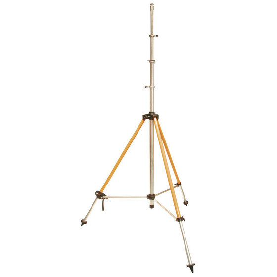 Dönges Teleskop-Dreibeinstativ mit Luftdämpfung DIN 14682 (Stativ Tripod Dreibein Dreibeinstativ Teleskop) Höhe max.: 4,75 m/Packmaß L x B x H: 1.120 x 200 x 200 mm/Belastbarkeit: 25 kg