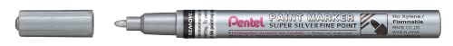 Pentel MSP10-Z Paint Marker, Lackmarker - silber, 1,5 mm Strich, VE=12 Stück