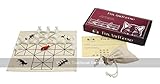 Masters Traditional Games Medieval Fox and Geese (Cloth Board Game in Box)