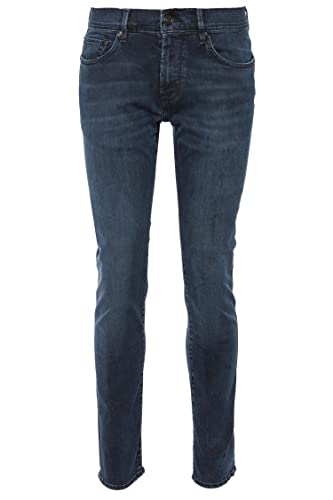 Baldessarini Herren 5-Pocket-Jeans John Slim Fit 16511.1438 6805*, Farbe:6806 Blue Black Used Buffies, Größe:34W / 30L