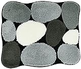 Kleine Wolke 8972926331 Badteppich Stone , 55 x 65 cm, schwarz