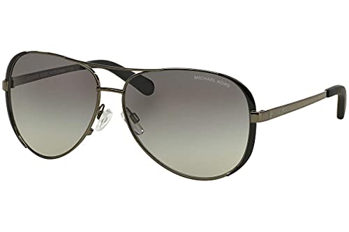 Michael Kors Damen Chelsea MK5004 Sonnenbrille, Grau (schwarz-grau verlauf 101311), Large (Herstellergröße: 59)
